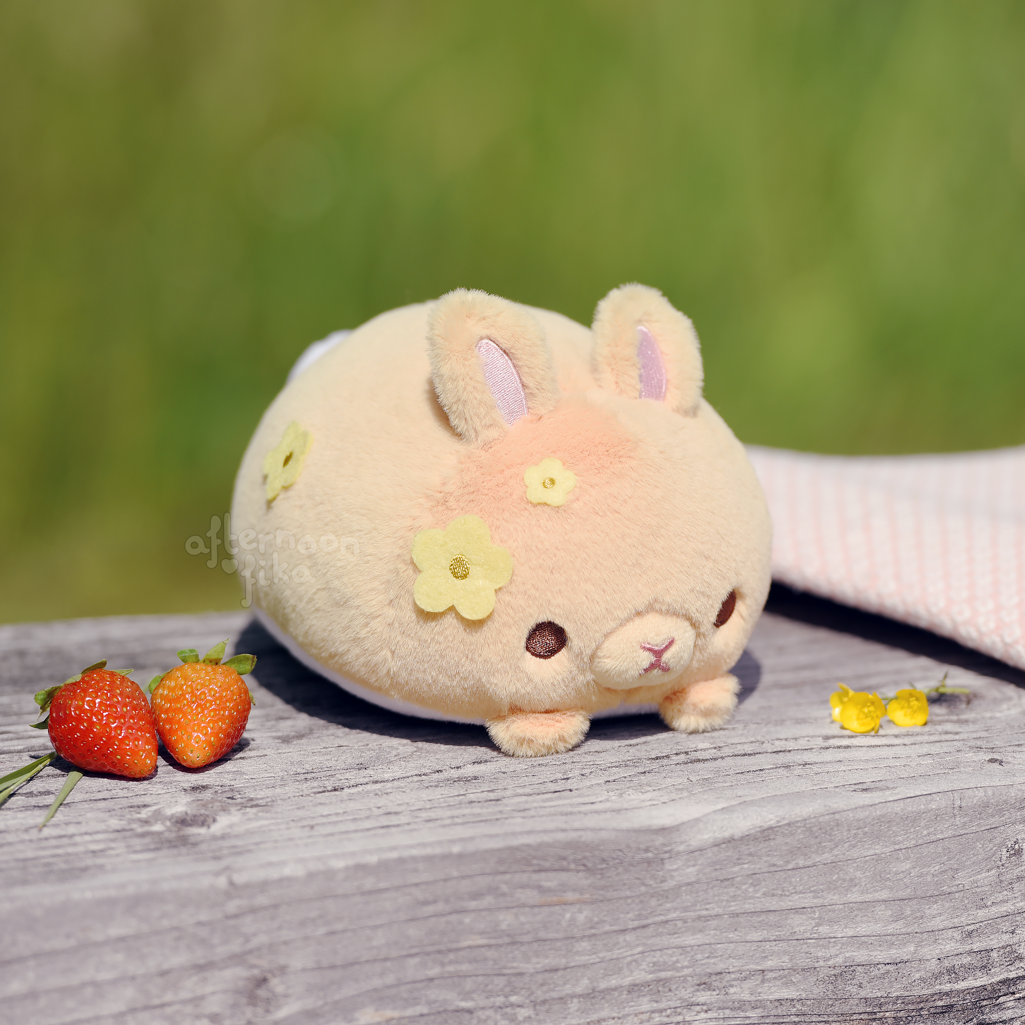 Kawaii Stitched Bunny Plush