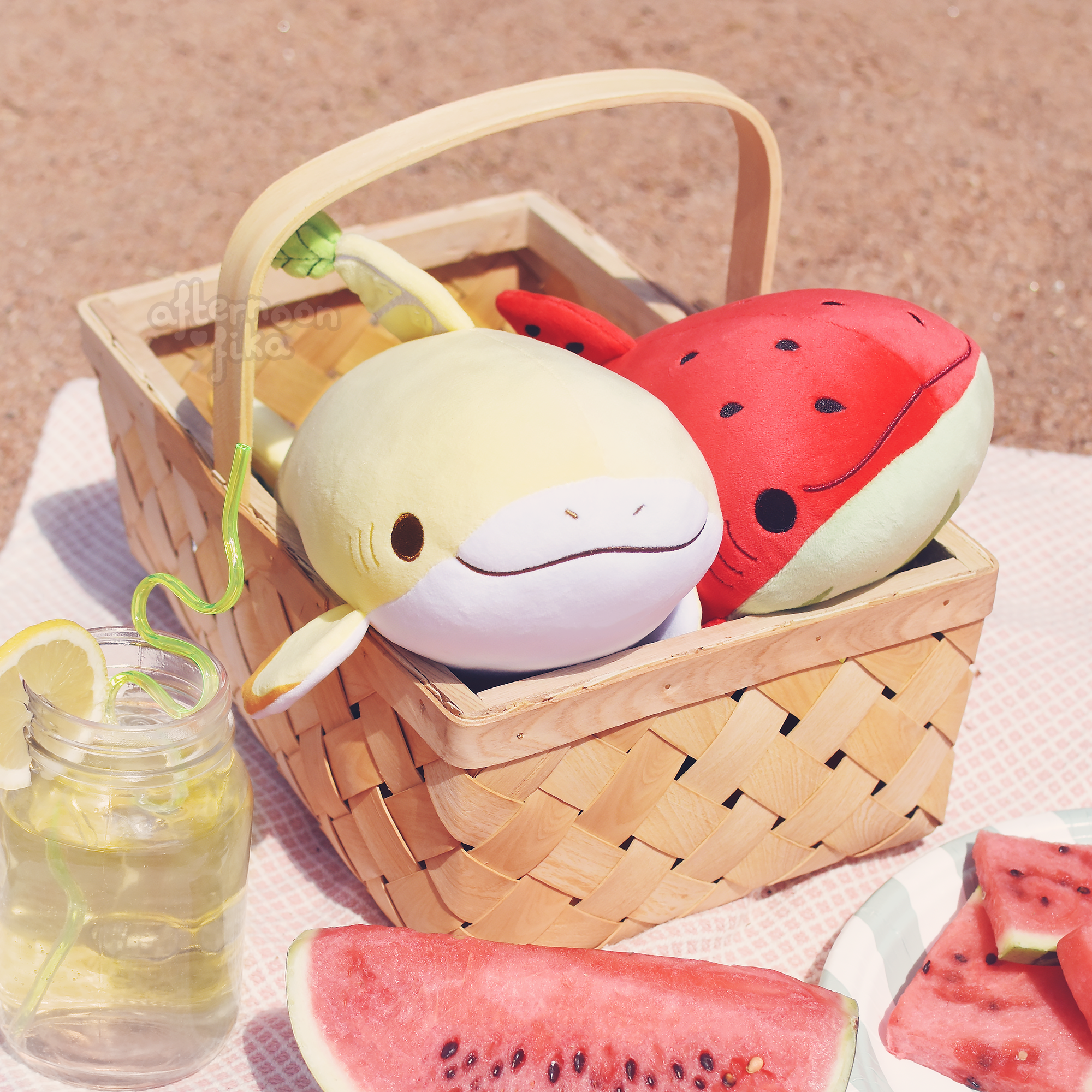 Walter The Watermelon Whale Shark Plush