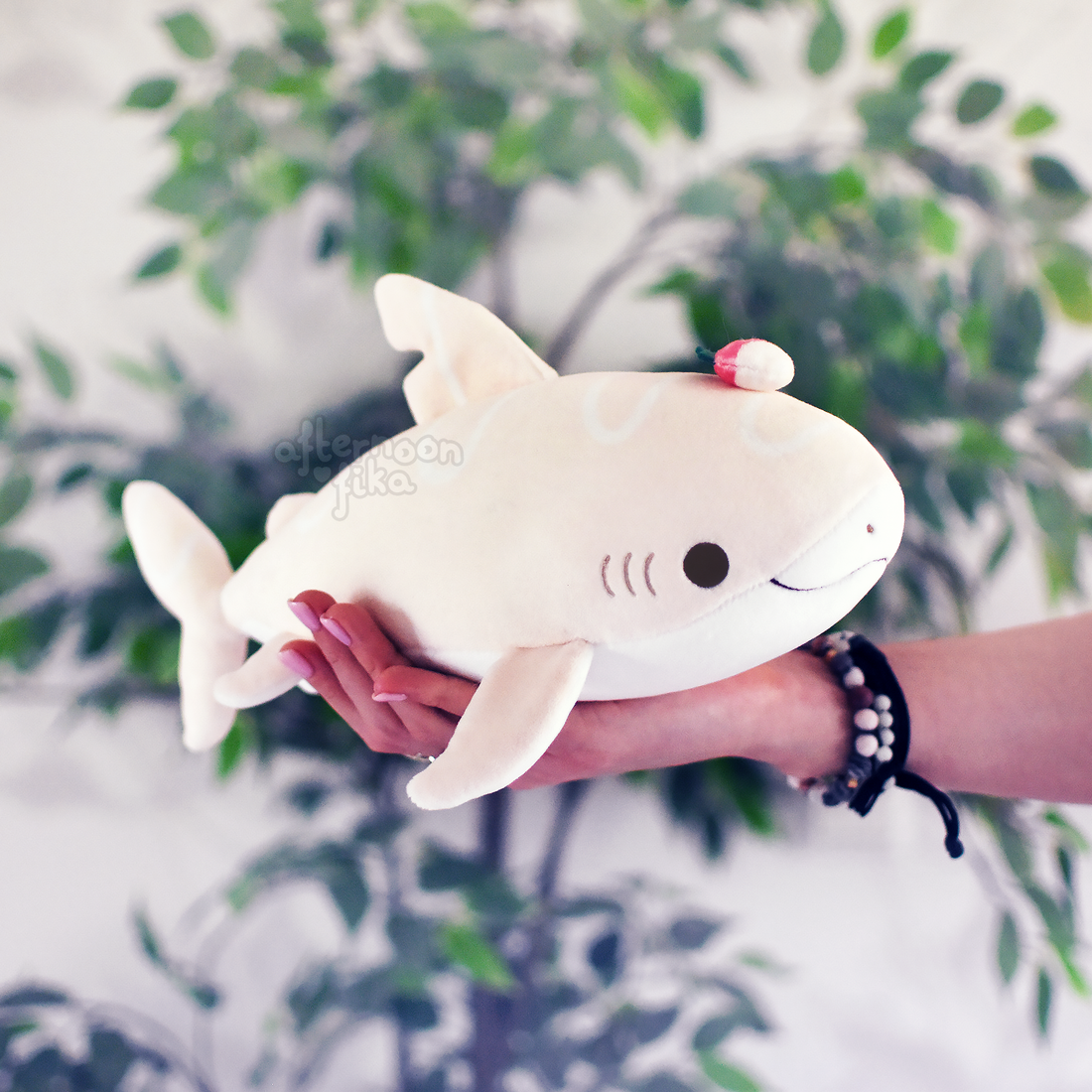 [PRE-ORDER, ETA Summer 2025] Greta The Great White Chocolate Shark Plush