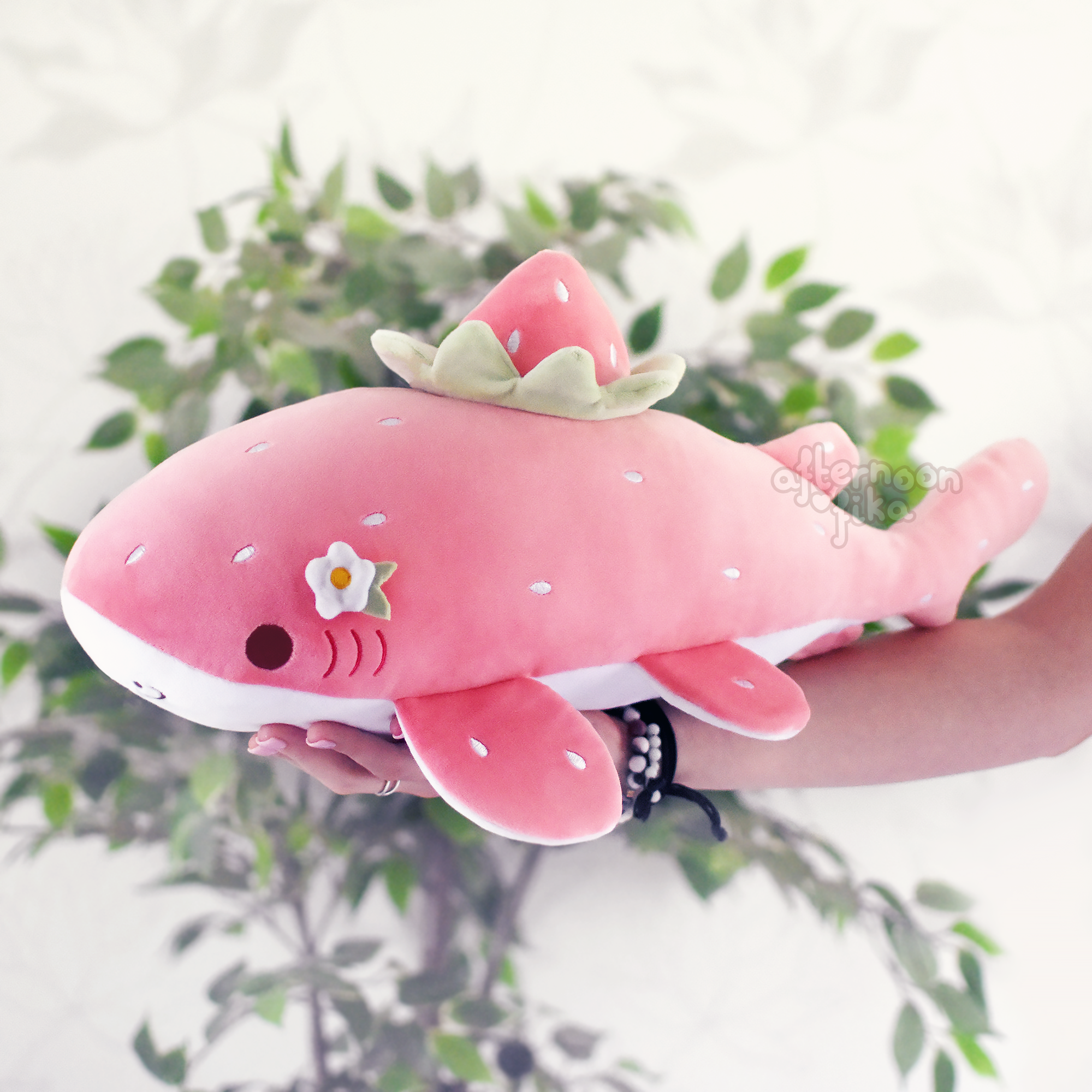 [PRE-ORDER, ETA Summer 2025] Saga The Strawberry Shark Plush