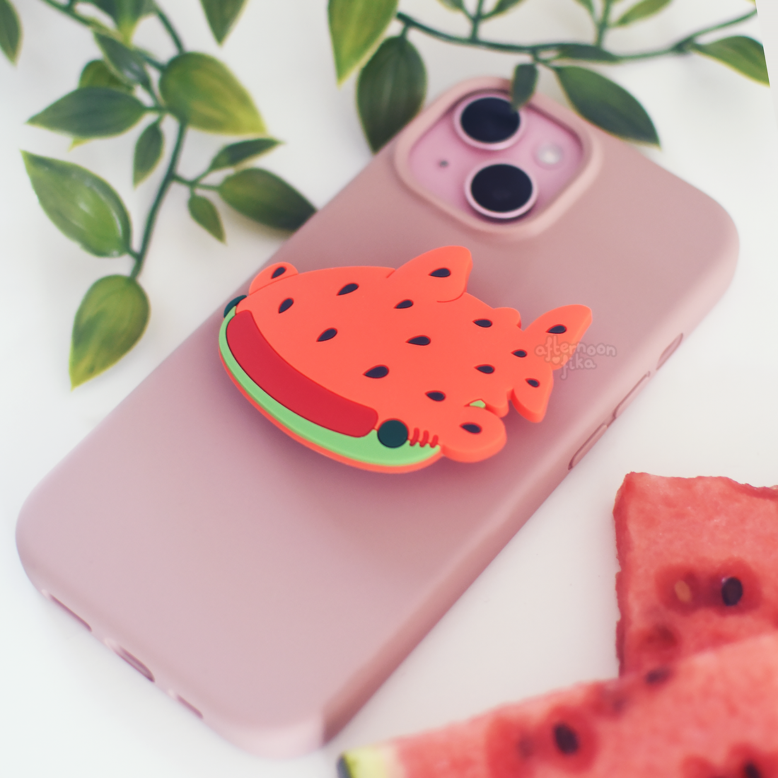 Watermelon Whale Shark Phone Grip