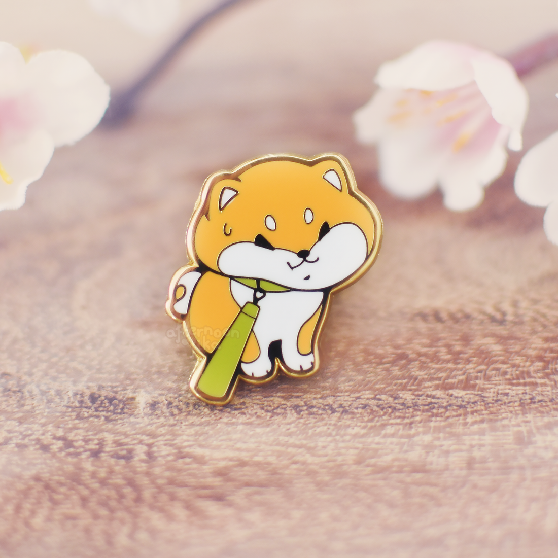 No Walk! Shiba Inu Enamel Pin